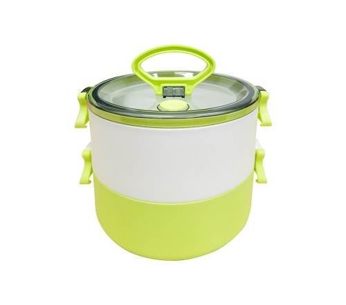 2-Tier Lunch Box with Spork - Image 3